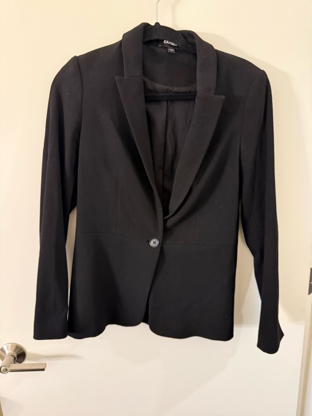Express Black Single-Button Women's Blazer